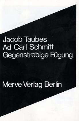 Ad Carl Schmitt - Jacob Taubes - Books - Merve Verlag GmbH - 9783883960548 - 2011