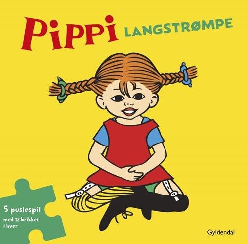 Cover for Astrid Lindgren · Pippi Langstrømpe - puslespil (Pappbok) [1. utgave] (2015)
