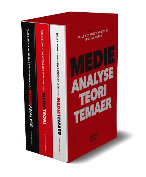 Cover for Palle Schantz Lauridsen og Erik Svendsen · Medieanalyse, Medieteori og Medietemaer (Sewn Spine Book) [2. Painos] (2023)