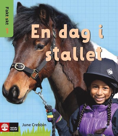 Cover for June Crebbin · Faktiskt En dag i stallet (Bog) (2015)