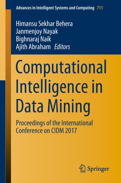 Computational Intelligence in Data Mining - - Bøker - Springer Verlag, Singapore - 9789811080548 - 4. juli 2018