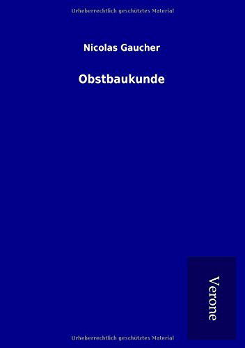 Cover for Nicolas Gaucher · Obstbaukunde (Pocketbok) (2017)
