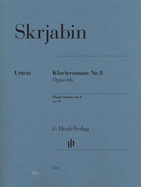 Cover for Skrjabin · Klavierson.Nr.8 op.66.HN354 (Bog)