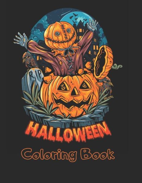 Cover for Olalla Garraway · Halloween Coloring Book (Paperback Book) (2020)