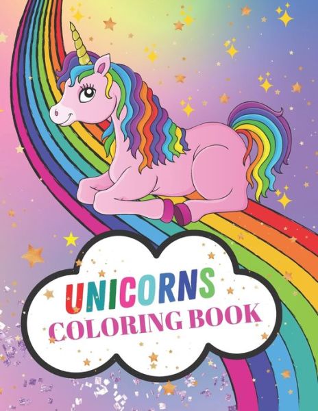 Cover for D MC · Unicorn Coloring Book (Paperback Book) (2021)