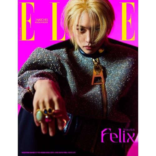 Cover for FELIX (STRAY KIDS) · ELLE MAGAZINE KOREA MAY 2023 (Blad) [B edition] (2023)
