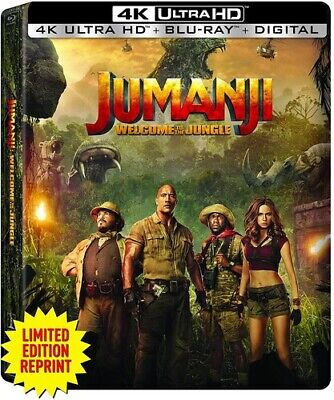 Cover for Jumanji: Welcome to the Jungle (4K UHD Blu-ray) (2022)