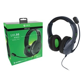 Cover for Pdp · Official Xbox One Wired Headset Lvl50 Grey (SPILL) (2020)