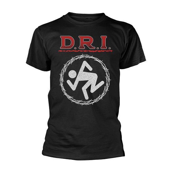 Cover for D.r.i. · Barbed Wire (TØJ) [size L] [Black edition] (2018)