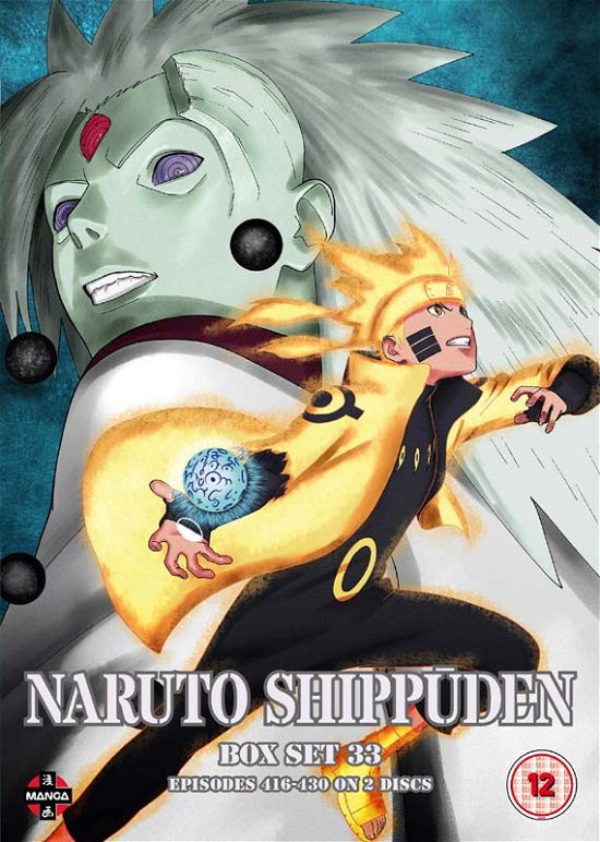 Naruto Shippuden Box 33 (Episodes 416-430) - Naruto Shippuden Box Set 33 - Filmes - MANGA ENTERTAINMENT - 5022366587549 - 20 de agosto de 2018