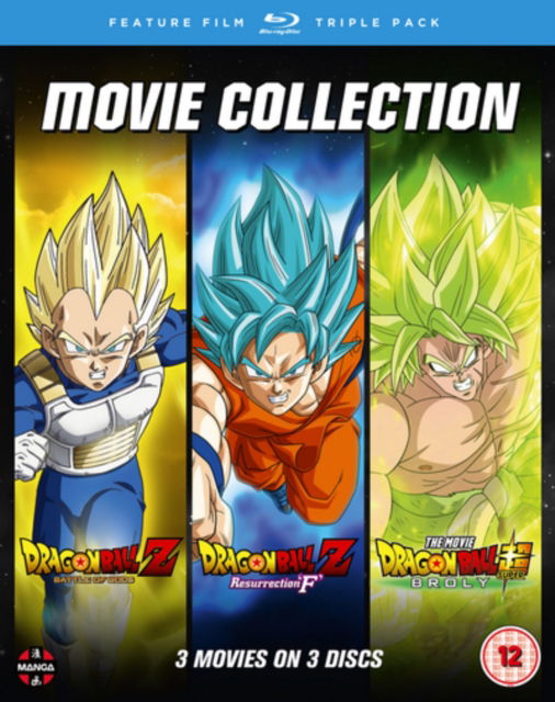 Cover for Dragon Ball Z - Battle Of Gods / Resurrection F / Broly (Blu-Ray) (2019)