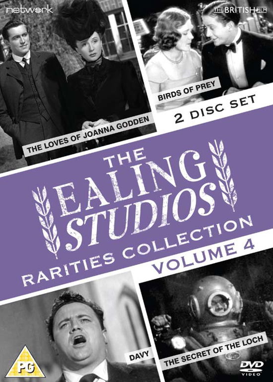 Cover for Ealing Studios Rarities Coll Vol 04 · The Secret Of The Loch / Birds Of Prey / Davy / The Loves Of Joanna Godden (DVD) (2013)