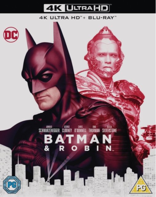 Cover for Batman &amp; Robin (4k Blu-ray) · Batman and Robin (4K Ultra HD) (2019)