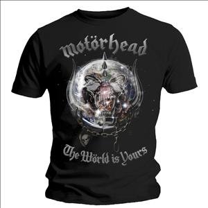 Cover for Motörhead · World is Yours Black (T-shirt) [size L] (2016)