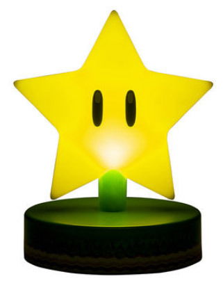 Cover for Super Mario · Super Mario - Super Star Icon Light (MERCH)