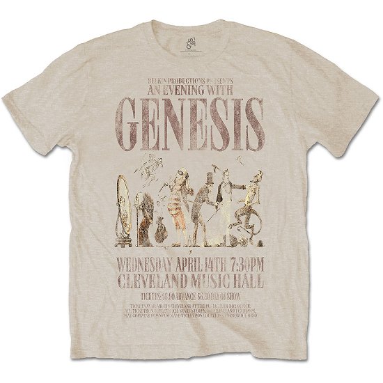 Genesis Unisex T-Shirt: An Evening With - Genesis - Koopwaar -  - 5056368632549 - 