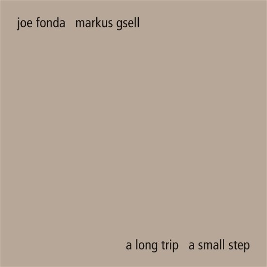 A Long Trip A Small Step - Fonda, Joe & Markus Gsell - Musik - MEMBRAN - 7640114799549 - 14. maj 2021