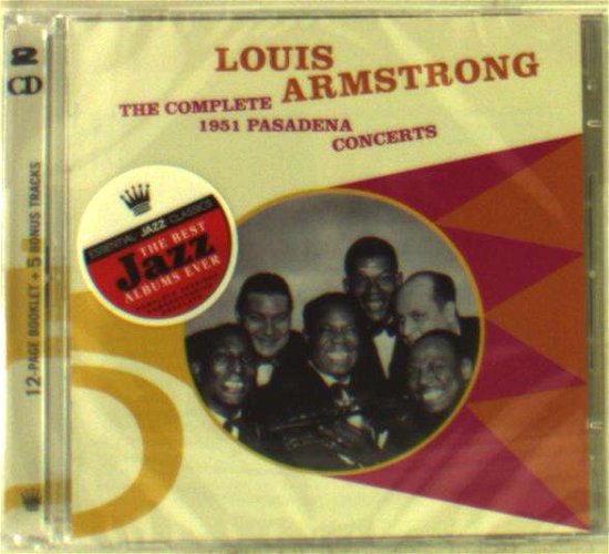 Cover for Louis Armstrong · The Complete 1951 Pasadena Concerts (CD) (2017)