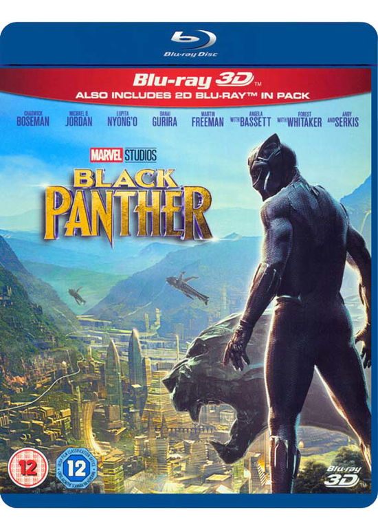 Cover for Black Panther (3D Blu-ray) · Black Panther 3D + 2D (Blu-Ray) (2018)