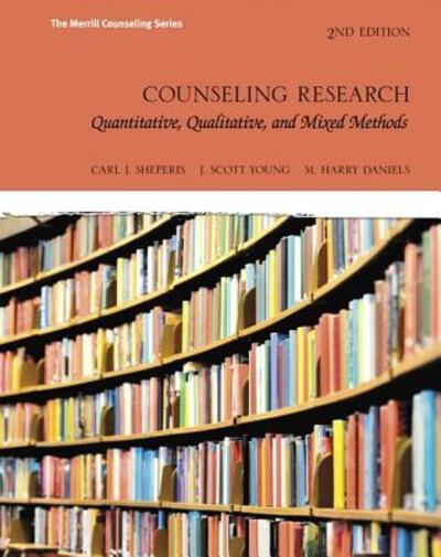 Cover for Carl J. Sheperis · Counseling Research Quantitative, Qualitative, and Mixed Methods with MyLab Education with Pearson eText -- Access Card Package (Hardcover Book) (2016)