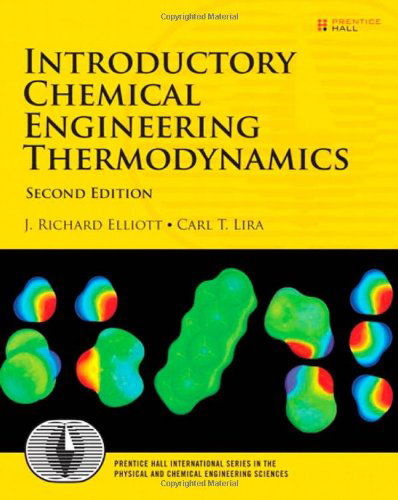 Cover for J. Elliott · Introductory Chemical Engineering Thermodynamics (Hardcover Book) (2012)