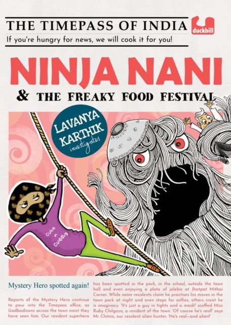 Cover for Lavanya Karthik · Ninja Nani and the Freaky Food Festival (Paperback Book) (2021)