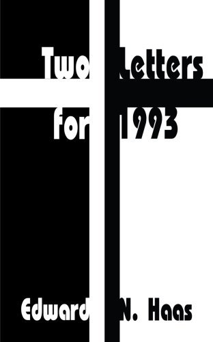Cover for Edward N. Haas · Two Letters for 1993 (Paperback Book) (2000)