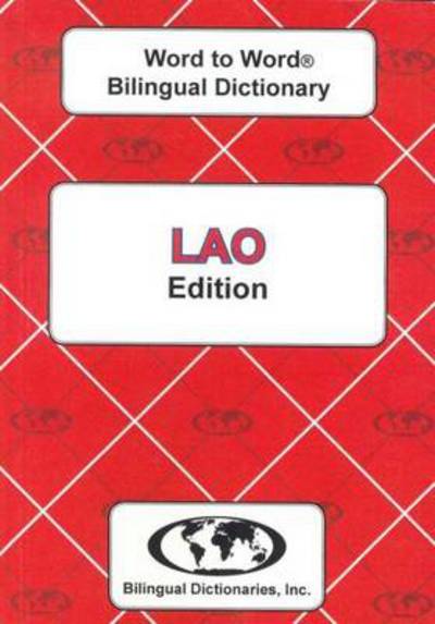 Cover for C. Sesma · English-Lao &amp; Lao-English Word-to-Word Dictionary (Taschenbuch) (2011)