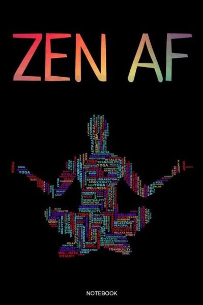 Cover for Yoga Books · Zen AF (Pocketbok) (2019)