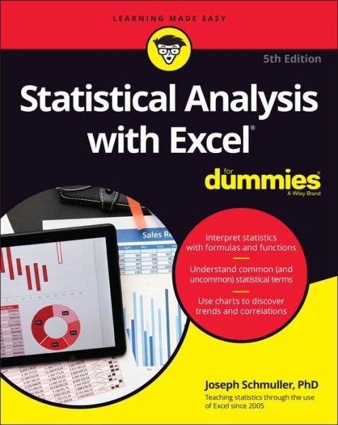 Cover for Joseph Schmuller · Statistical Analysis with Excel For Dummies (Paperback Bog) (2022)