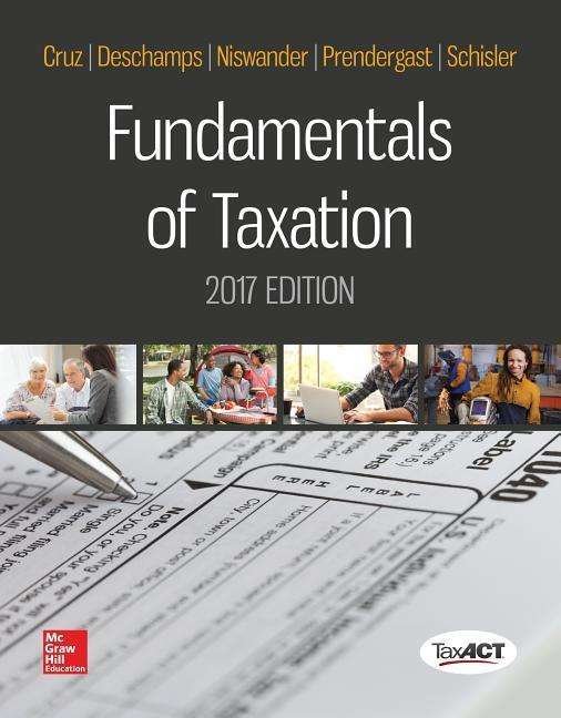 Cover for Cruz · Fundamentals of Taxation 2017 Ed 10e (N/A) (2017)