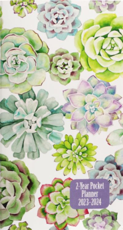 Cover for Peter Pauper Press Inc. · 2023-24 Succulent Garden 2-Year Pocket Planner (Calendar) (2022)