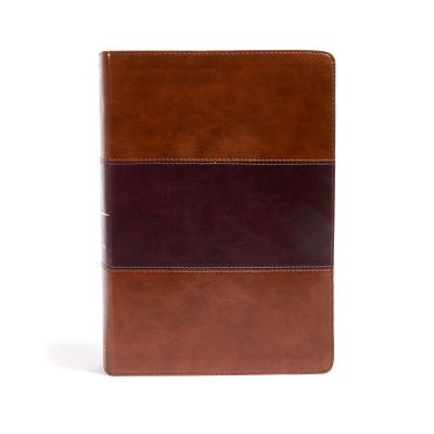 Cover for Holman Bible Staff · KJV Super Giant Print Reference Bible, Saddle Brown LeatherTouch, Indexed (Leather Book) (2020)