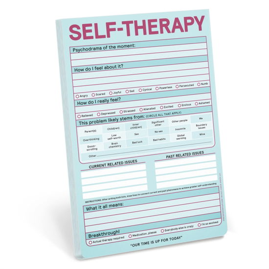 Cover for Knock Knock SelfTherapy Pad Pastel Version · Knock Knock Self-Therapy Pad (Print) [Pastel edition] (2022)