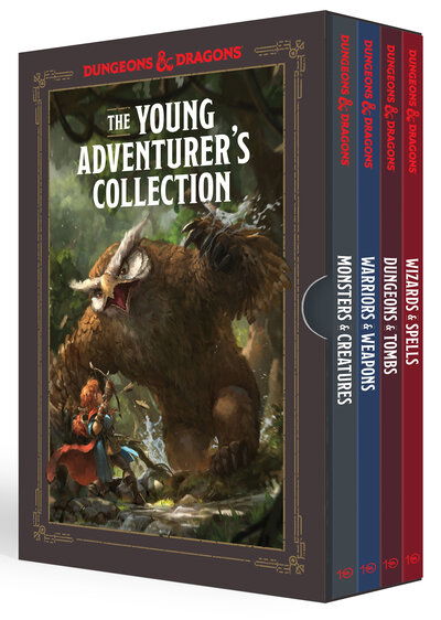 Cover for Jim Zub · The Young Adventurer’s Collection: Monsters and Creatures, Warriors and Weapons, Dungeons and Tombs, Wizards and Spells (Book) (2020)