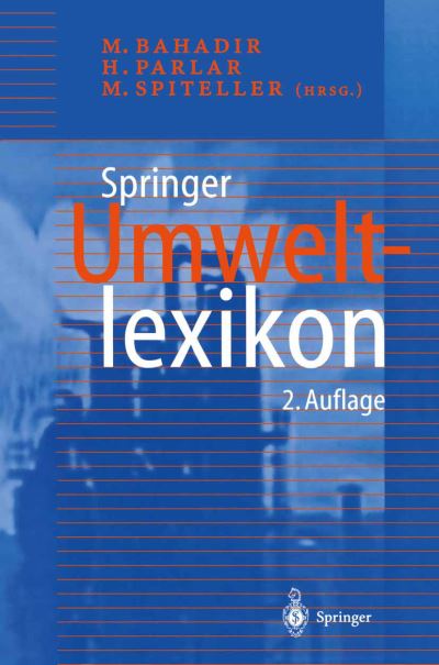 Cover for Bahadir  M  Fit · Springer Umweltlexikon (Paperback Book) (2012)