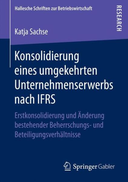 Cover for Sachse · Konsolidierung eines umgekehrten (Book) (2016)