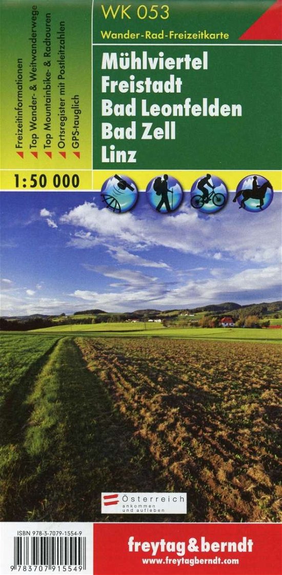 Cover for Wk 053 Mühlviertel · Freytag Berndt Wanderkt.WK053 Mühlviert (Bog) (2015)