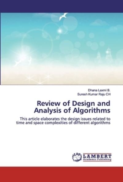 Cover for Ch · Review of Design and Analysis of Alg (Bog) (2019)