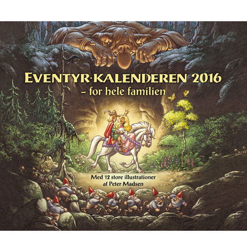 Cover for Peter Madsen · Eventyrkalenderen 2016 - for hele familien (Paperback Book) [1er édition] (2015)