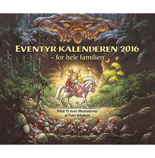 Cover for Peter Madsen · Eventyrkalenderen 2016 - for hele familien (Pocketbok) [1. utgave] (2015)