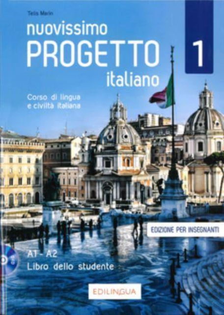 Cover for Telis Marin · Nuovissimo Progetto Italiano. Corso Di Lingua E Civilta Italiana. Libro Dell'insegnante. Con DVD-ROM #01 (Book) (2019)