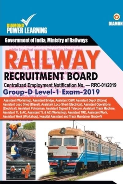 Cover for Diamond Learning Power · Railway Recruitment Board - Group - D Level - 1 Exam - 2019 (Paperback Book) (2019)