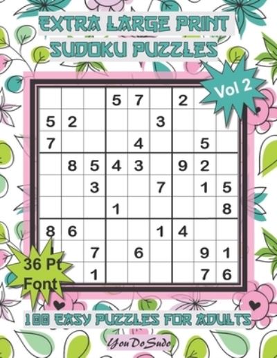 Cover for Youdosudo · Extra Large Print Sudoku Puzzles (Paperback Book) (2020)