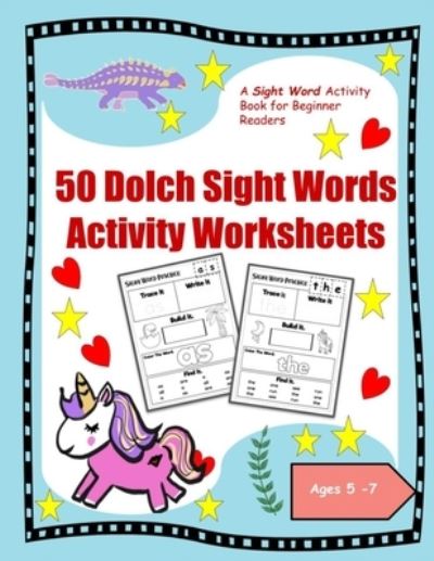 50 Dolch Sight Words Activity Worksheets - Arranging Clouds - Books - Independently Published - 9798747401549 - May 2, 2021