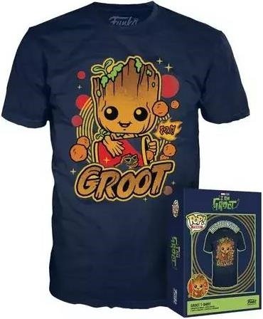 Funko Boxed Tees: Marvel I Am Groot Shorts - Relaxing Groot - Funko - Merchandise - Funko - 0889698703550 - 