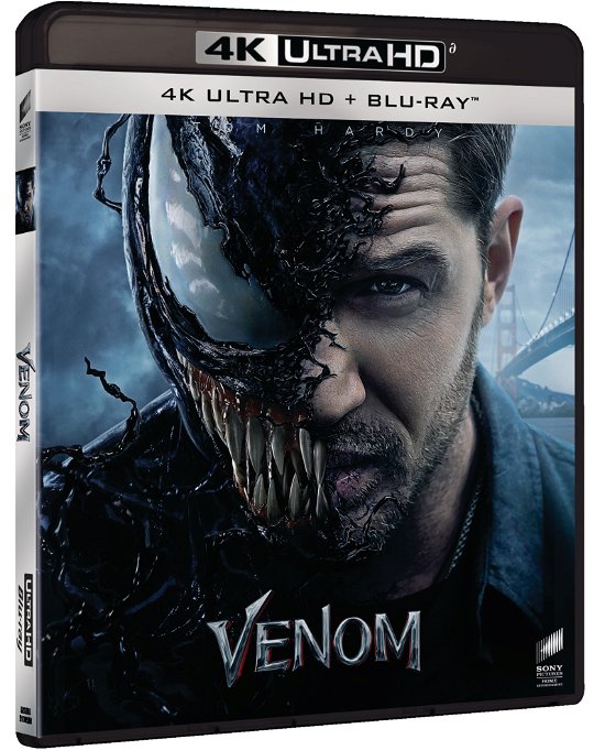 Cover for Riz Ahmed,tom Hardy,michelle Williams · Venom (4k Uhd+blu-ray) (Blu-ray) (2019)