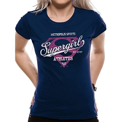 Supergirl - Athletics (T-shirt Donna Tg. L) - Supergirl - Merchandise -  - 5054015196550 - 