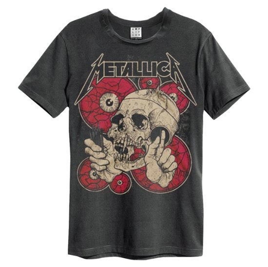 Cover for Metallica · Metallica - Watching You Amplified Vintage Charcoal Small T Shirt (T-shirt) (2023)