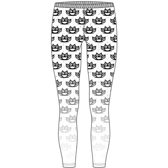 Cover for Five Finger Death Punch · Five Finger Death Punch Ladies Fashion Leggings: Knuckleduster (Medium to Large) (TØJ) [Black,White - Ladies edition]